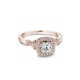 Noam Carver Halo Engagement Ring B076-01RA