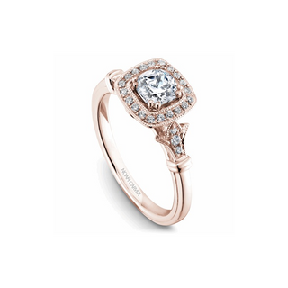 Noam Carver Halo Engagement Ring B076-01RA