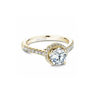 Noam Carver Halo Engagement Ring B082-01YA