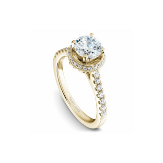Noam Carver Halo Engagement Ring B082-01YA