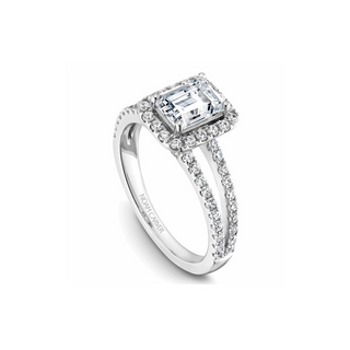 Noam Carver Halo Engagement Ring B092-01A