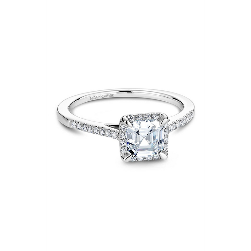 Noam Carver Halo Engagement Ring B094-01A