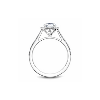 Noam Carver Halo Engagement Ring B094-02A