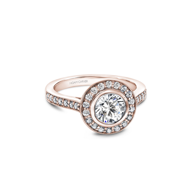 Noam Carver Halo Engagement Ring B153-01RA