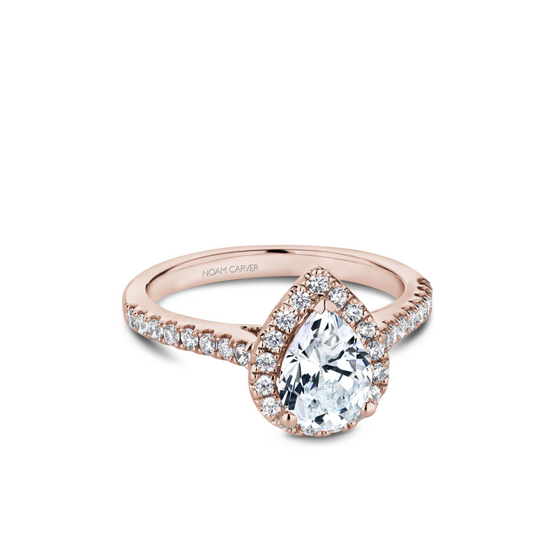 Noam Carver Halo Engagement Ring B169-01RA