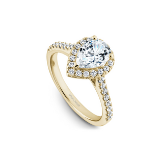 Noam Carver Halo Engagement Ring B169-01YA