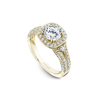 Noam Carver Halo Engagement Ring B172-01YA