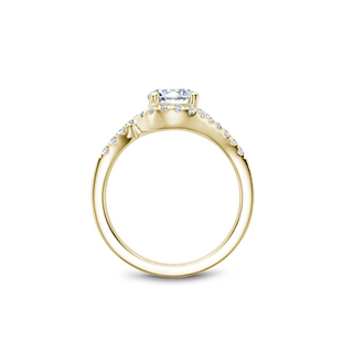 Noam Carver Halo Engagement Ring B186-01YA