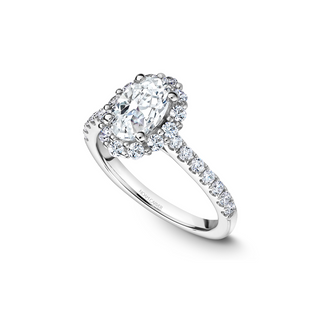Noam Carver Halo Engagement Ring B189-01A