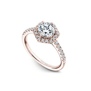 Noam Carver Halo Engagement Ring B214-01RA