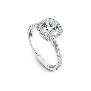 Noam Carver Halo Engagement Ring B223-01A