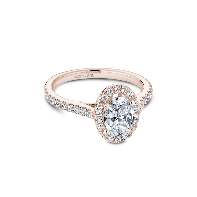 Noam Carver Halo Engagement Ring R050-02RA