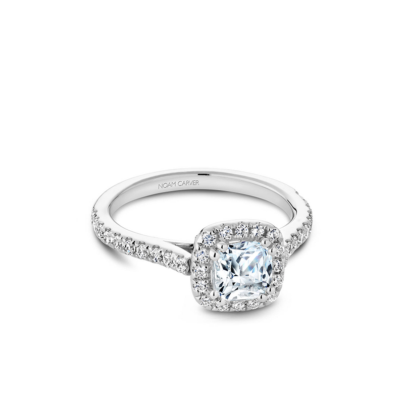 Noam Carver Halo Engagement Ring R050-05A