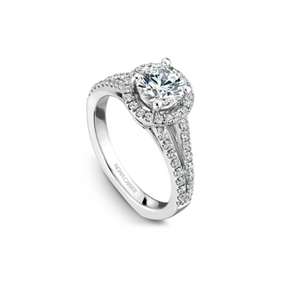 Noam Carver Halo Engagement Ring B015-02A