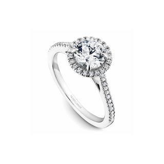Noam Carver Halo Engagement Ring B094-02A