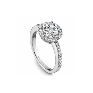 Noam Carver Halo Engagement Ring B100-07A