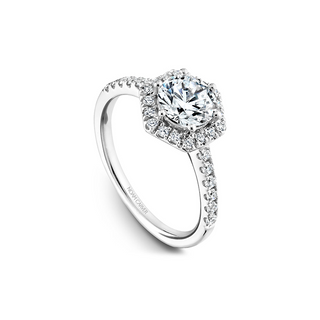 Noam Carver Halo Engagement Ring B214-01A