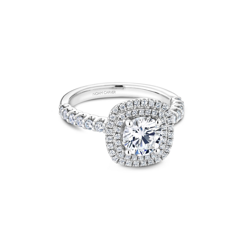 Noam Carver Halo Engagement Ring B222-01A