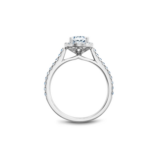 Noam Carver Halo Engagement Ring R050-02A