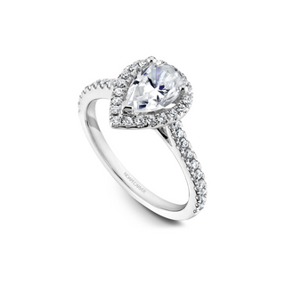Noam Carver Halo Engagement Ring R050-03A