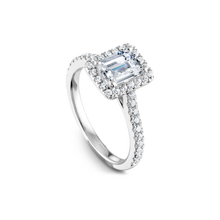 Noam Carver Halo Engagement Ring R050-04A