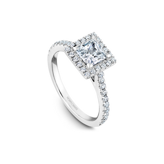 Noam Carver Halo Engagement Ring R050-06A