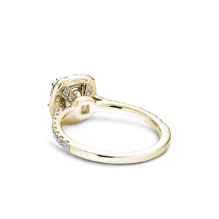 Noam Carver Halo Engagement Ring B007-02YA