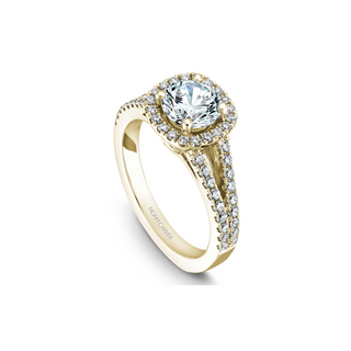 Noam Carver Halo Engagement Ring B015-01YA