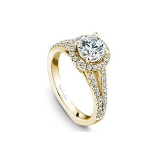 Noam Carver Halo Engagement Ring B015-02YA
