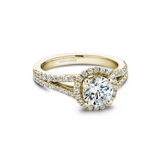 Noam Carver Halo Engagement Ring B015-02YA