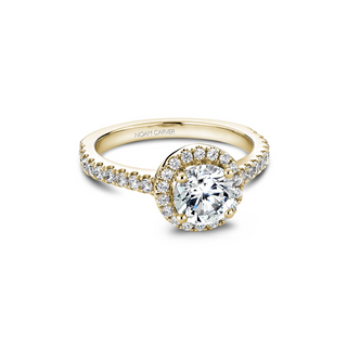 Noam Carver Halo Engagement Ring B029-01YA