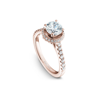 Noam Carver Halo Engagement Ring B082-01RA