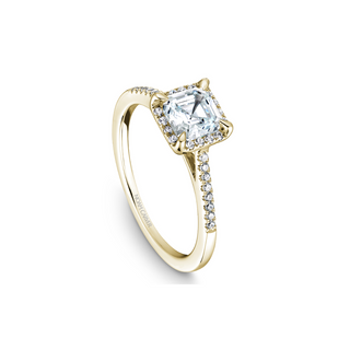 Noam Carver Halo Engagement Ring B094-01YA