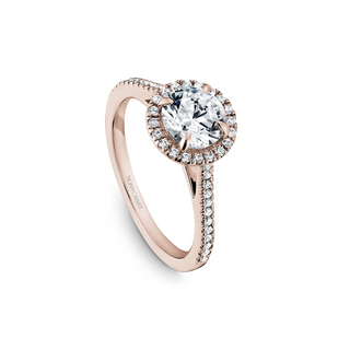 Noam Carver Halo Engagement Ring B094-02RA