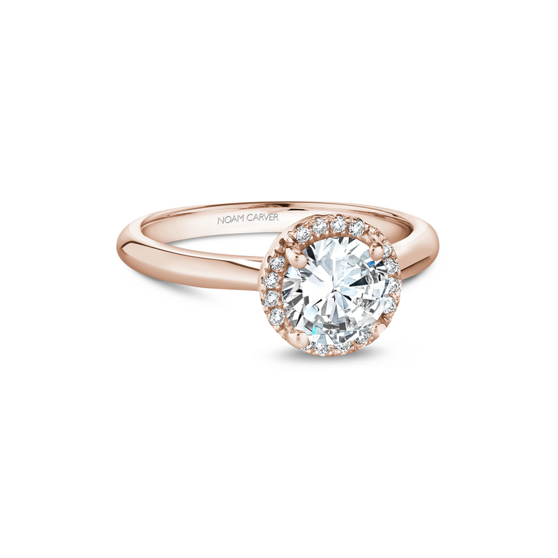 Noam Carver Halo Engagement Ring B260-01RA