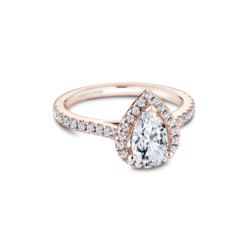 Noam Carver Halo Engagement Ring R050-03RA