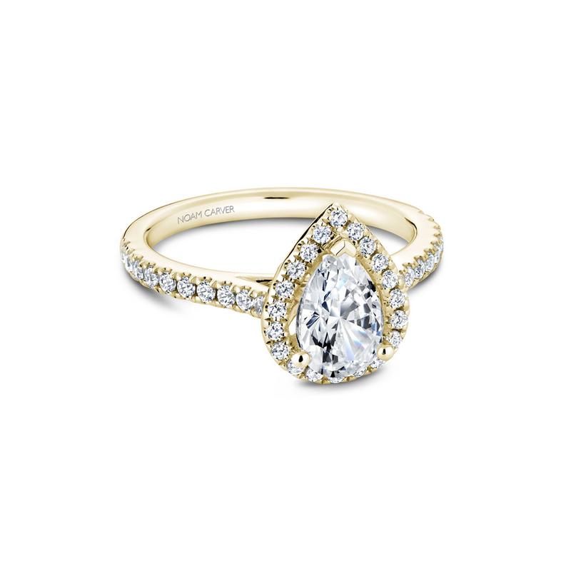 Noam Carver Halo Engagement Ring R050-03YA