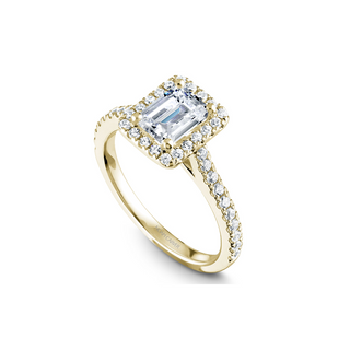 Noam Carver Halo Engagement Ring R050-04YA