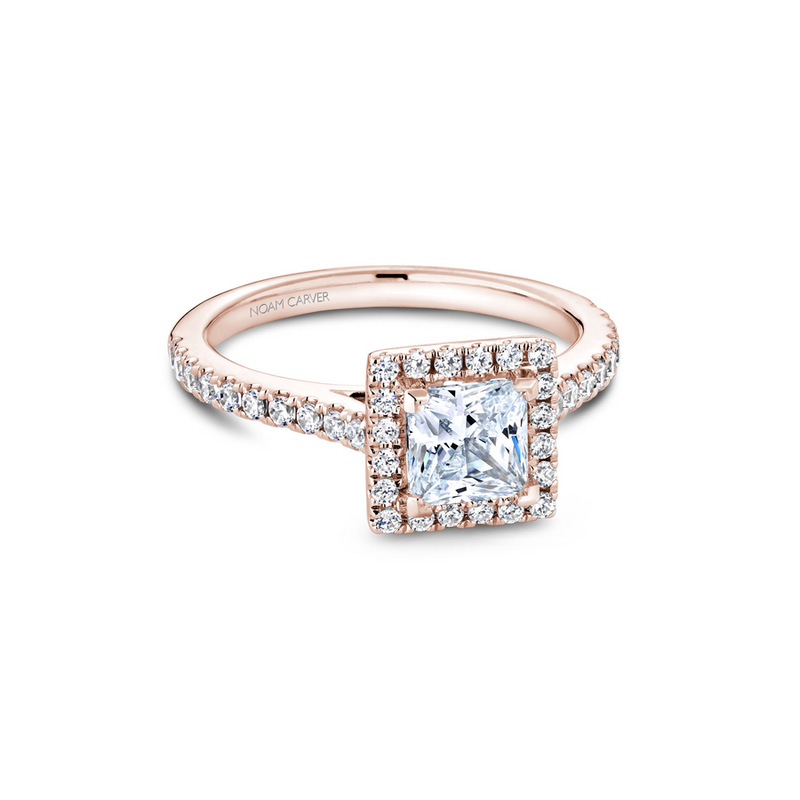 Noam Carver Halo Engagement Ring R050-06RA