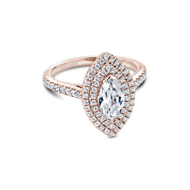 Noam Carver Halo Engagement Ring R051-07RA
