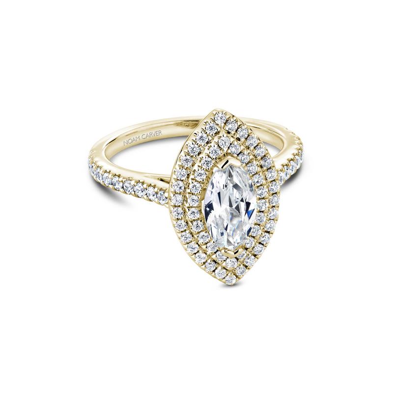 Noam Carver Halo Engagement Ring R051-07YA