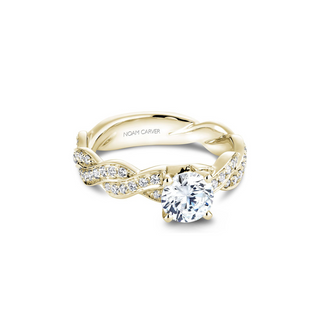 Noam Carver Twist Band Engagement Ring B059-01YA