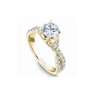 Noam Carver Twist Band Engagement Ring B154-01YA