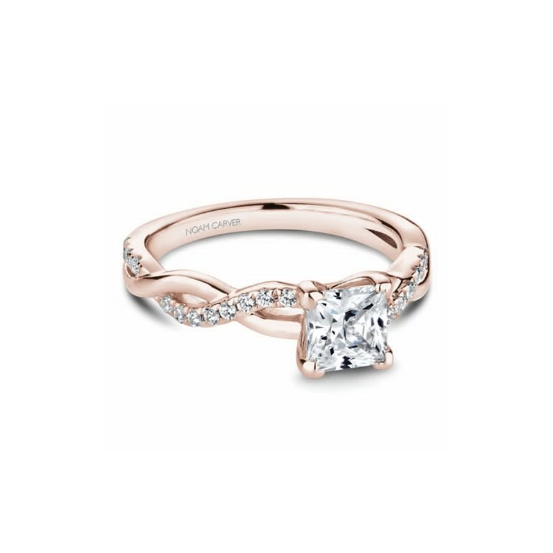 Noam Carver Twist Band Engagement Ring B185-01RA