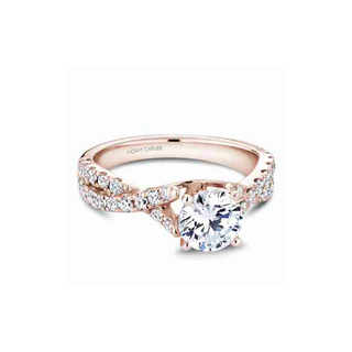 Noam Carver Twist Band Engagement Ring B154-01RA