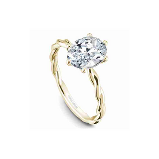 Noam Carver Twist Band Engagement Ring B167-01YA
