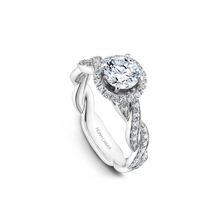 Noam Carver Twist Band Engagement Ring B060-01A
