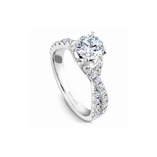 Noam Carver Twist Band Engagement Ring B154-01A