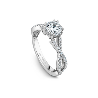 Noam Carver Twist Band Engagement Ring B004-03A