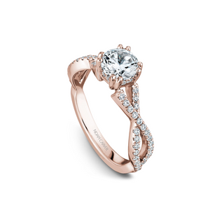 Noam Carver Twist Band Engagement Ring B004-03RA